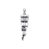 Francis Drake Flag Of Pirate T Sterling Silver Pendant TP3085 - Pendants